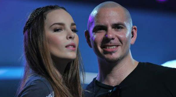 Video: Belinda y Pitbull nuevamente cantan juntos