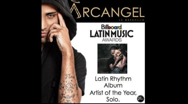 Arcángel es nominado en Los Premios Billboard 2014