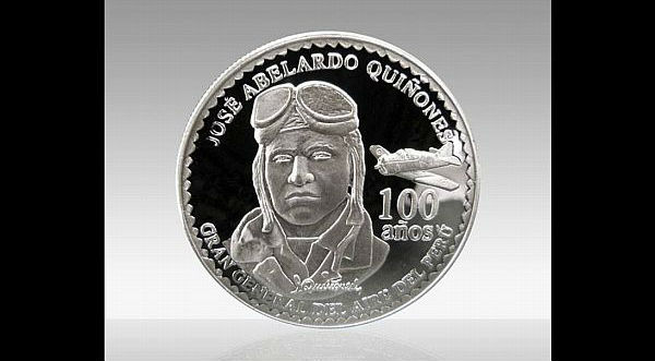 Lanzan nueva moneda de plata  conmemorativa a Jose Abelardo Quiñones