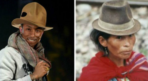 Descubre en qué fue inspirado el sombrero del popular Pharrell Williams