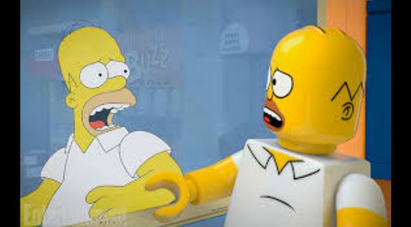 Cheka el primer capítulo de Los Simpsons en lego
