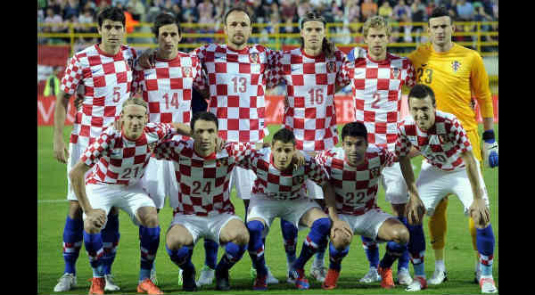 Jugadores de Croacia fueron captados desnudos en concentración - FOTOS