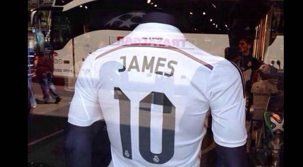 James Rodríguez sería presentado como el nuevo jale del Real Madrid