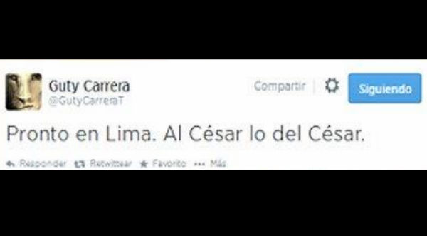 Guty Carrera regresa a Lima e ingresaría a Combate