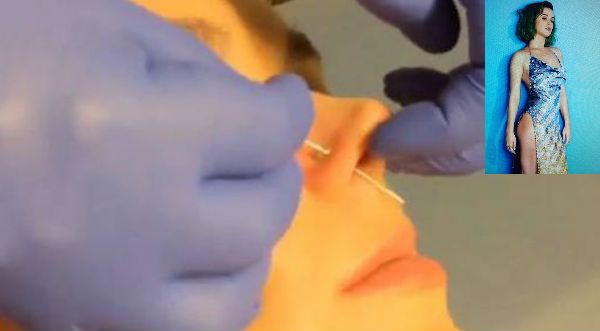 Katy Perry publica video de cuando le perforan la nariz- VIDEO