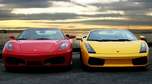 ¡Ferrari vs Lamborghini! La épica lucha por ser el más veloz de las pistas - VIDEO