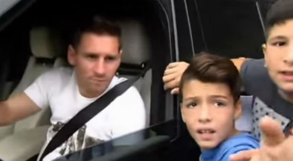 Un niño se vuelve loco al conocer a Lionel Messi - VIDEO