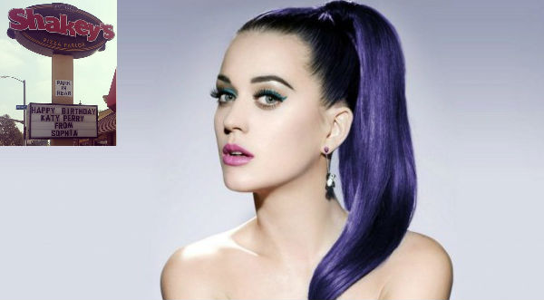 Entérate cuál fue el peculiar pedido de cumpleaños que hizo Katy Perry- FOTO
