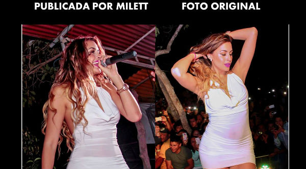 Difunden recopilación de fotos sin photoshop de Milett Figueoa- FOTOS
