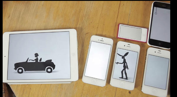 Checa la Impresionante animación con ipad y iphone - VIDEO