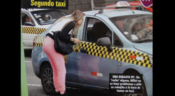 ¿Milett Figueroa pidiendo 'rebaja' a los taxis? - FOTOS