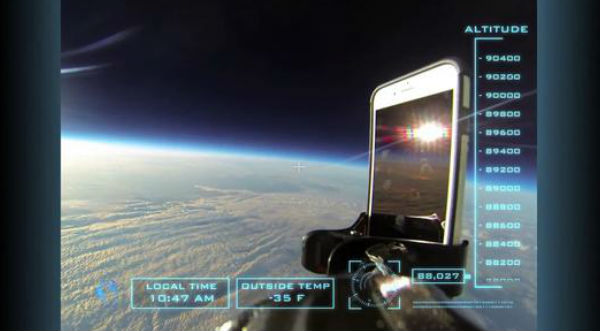 ¡Impresionante! Iphone 6 fue lanzado desde la estratósfera y quedó intacto - VIDEO