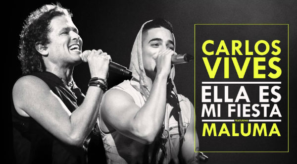 Carlos Vives y Maluma presentan 'Ella es mi fiesta'- VIDEO