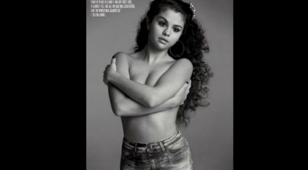 Selena Gómez se destapa y posa en topless- FOTOS
