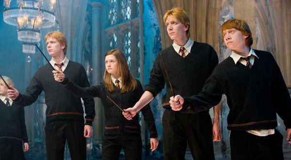 Revive el encuentro de los Hermanos Weasley con Draco Malfoy- FOTOS