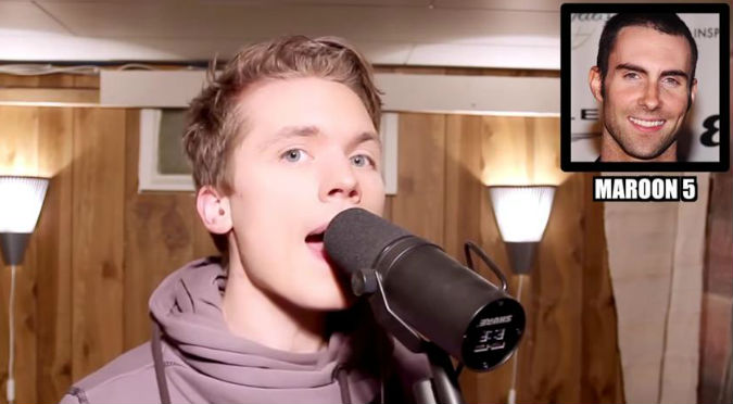 ¿Cómo lo hace? Este chico imita la voz de 14 cantantes – VIDEO