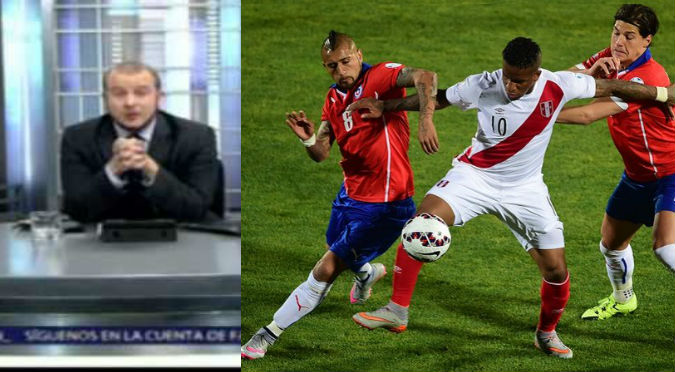 Periodista peruano dejó en ridículo a selección chilena con estos comentarios