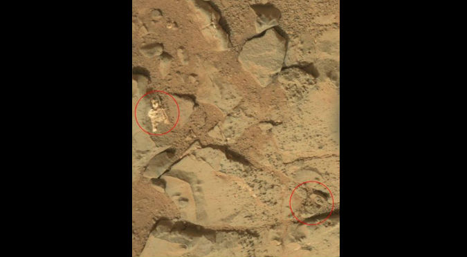 ¡No lo vas a creer! Habrían fotografiado ‘esqueleto alienígena’ en Marte - FOTOS