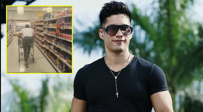 Mira la travesura de Chino Miranda en el supermercado - VIDEO