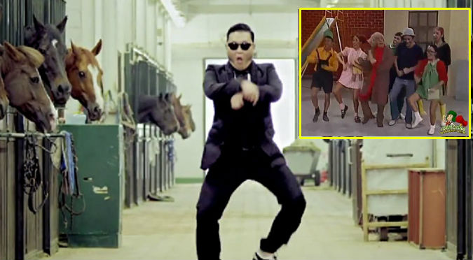 ¿Sabías que el 'Gangnam Style' fue inspirado en un baile del 'Chavo'?- VIDEO