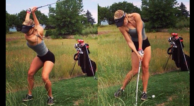 Conoce a la 'golfista' más sexy del mundo - FOTOS