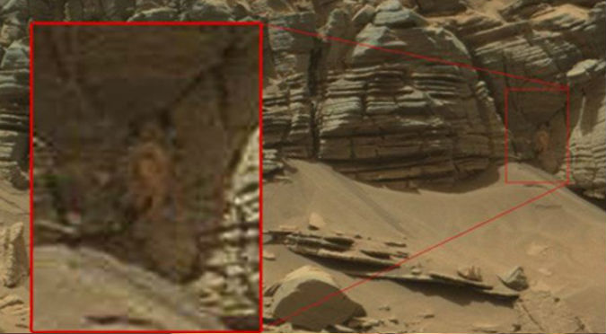 Mira la foto de un supuesto cangrejo en Marte