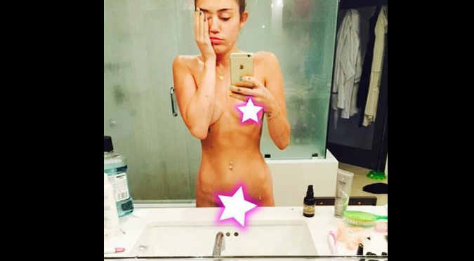 Miley Cyrus se desnuda para sus seguidores de Instagram - FOTO