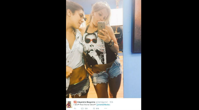 ¡Se tatuaron! Alejandra Baigorria y Vania Bludau sellaron su amistad - FOTOS
