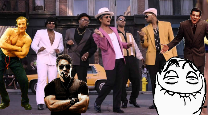 Van Damme, Stallone y Jim Carrey la rompen bailando ‘Uptown Funk’ – VIDEO