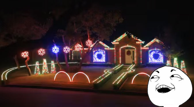 YouTube: Alucinante juego de luces navideño de esta casa te dejará con la boca abierta