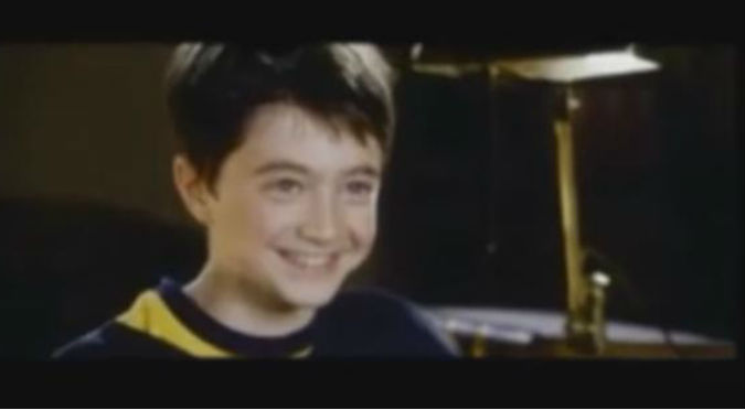 Harry Potter: Así fue la tierna audición de Daniel Radcliffe – VIDEO