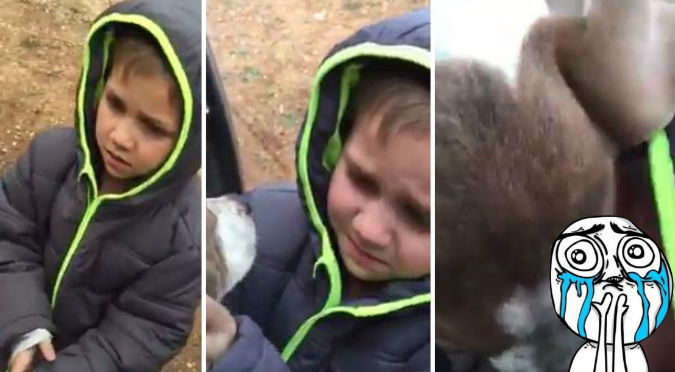 Facebook: ¡Conmovedor! Niño se reencuentra con su perro perdido – VIDEO
