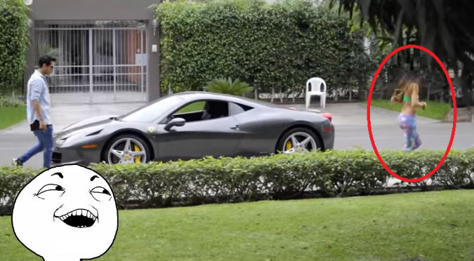 YouTube: ¿Convenida? La invitó a salir y ella no aceptó, pero cuando vio su Ferrari...