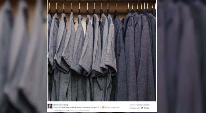 Facebook: Mark Zuckerberg enseñó su 'variado' closet y se vuelve viral – FOTO