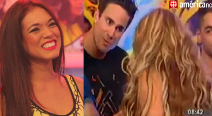 ¡Jazmín se ríe! Gino Assereto choteó a Micheille Soifer en 'Esto es Guerra' - VIDEO