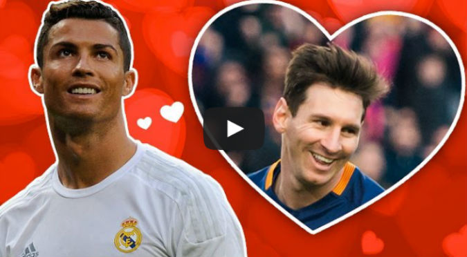YouTube: Cristiano Ronaldo habría declarado su amor por Lionel Messi