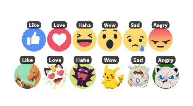 Facebook: Con esta app puedes cambiar emoticones de 'Reactions' por pokemones