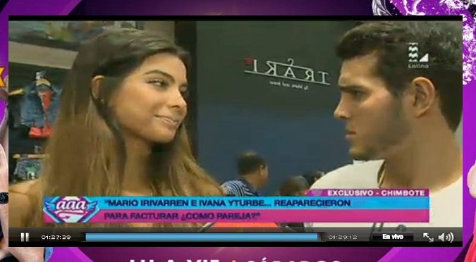 ¡Nooo! Mira la reacción de Ivana Yturbe al ser rechazada en vivo por Mario Irivarren (VIDEO)