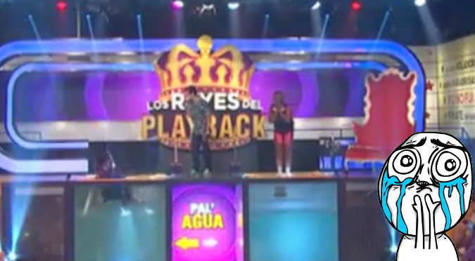 ¡Malazo! Participante de los 'Los Reyes del Playback' sufrió terrible accidente en pleno programa (VIDEO)