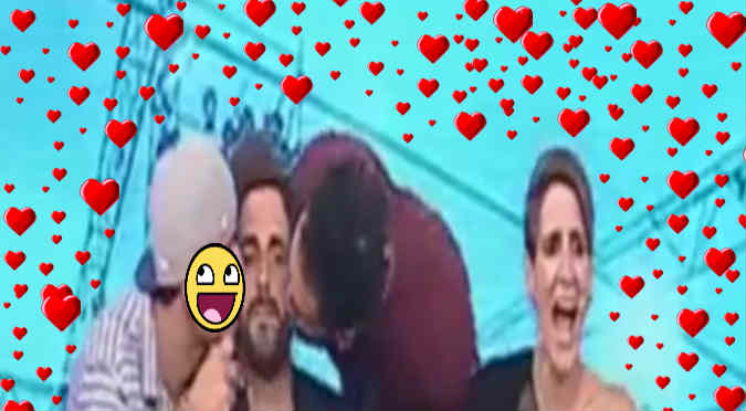 ¡No puede ser! Chicos reality llenaron de besos a 'Peluchín' (VIDEO)
