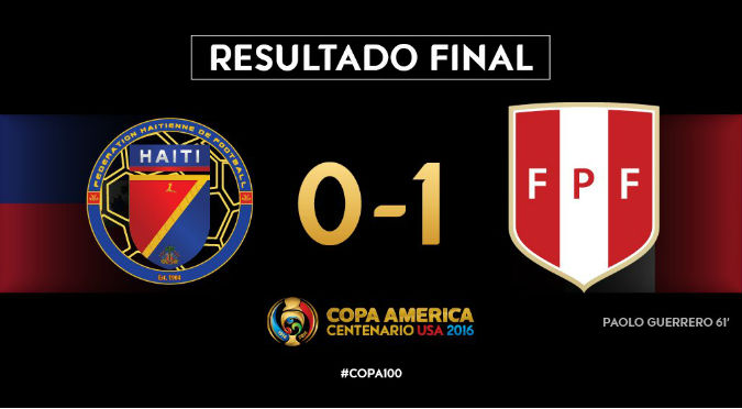 ¡Arriba Perú! Selección le ganó 1-0 a Haití con gol de Guerrero - VIDEO