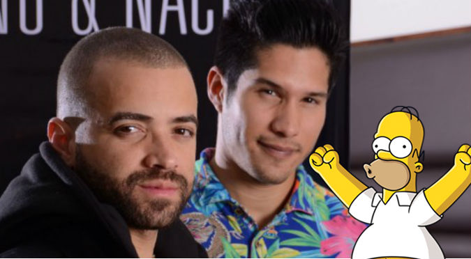 ¿Chino y Nacho salen en un episodio de Los Simpson? Esta foto lo confirmaría