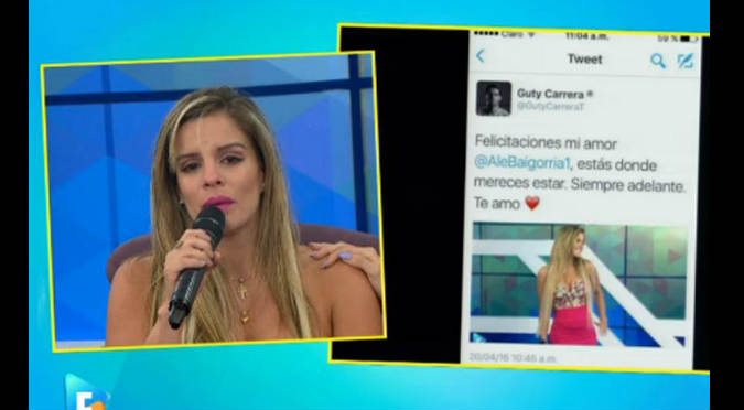 ¡Entre lágrimas! Alejandra Baigorria confiesa que Guty Carrera le fue infiel con ... (VIDEO)