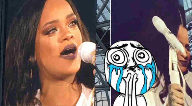 Rihanna: Esta es la verdadera razón de su llanto - VIDEO