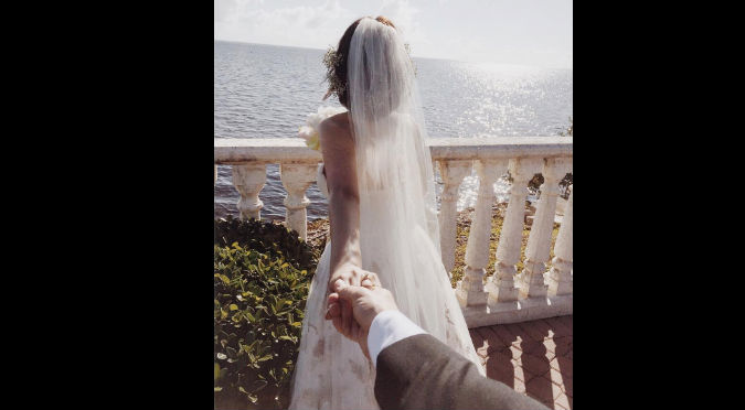 ¡Fue en diciembre! Danna Paola se casó y publicó las mejores fotos