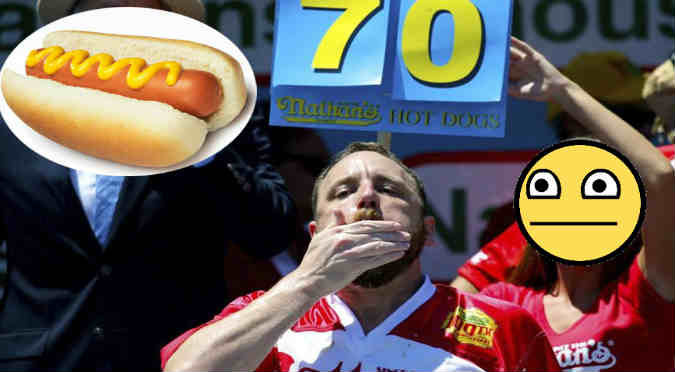 YouTube: ¡Hombre rompe récord al comer 70 hot dogs en solo 10 minutos y ...!