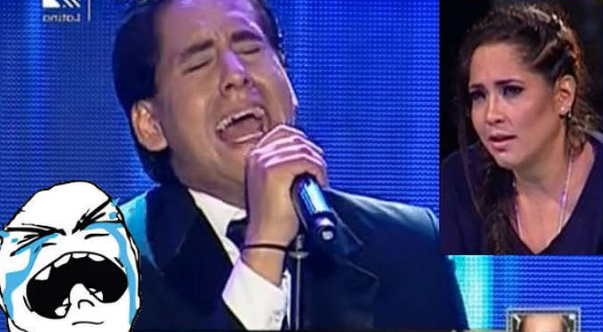 ¡Asuu! Imitador de Cristian Castro hizo llorar desconsoladamente a Katia Palma (VIDEO)