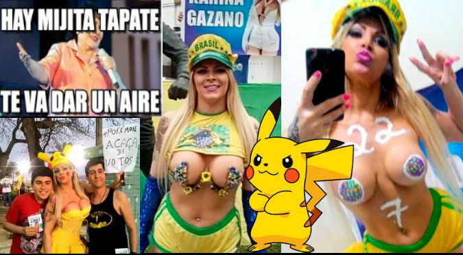 PoKémon Go: Candidata electoral se convirtió en 'La Pikachu más hot' - VIDEO