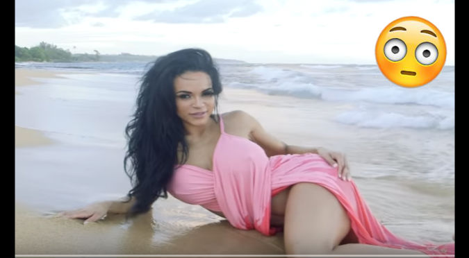 YouTube: Quiso tener la sesión de fotos más sexy en la playa y esto pasó