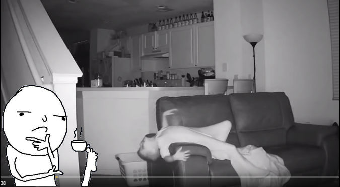 YouTube:  Instaló cámara de seguridad y captó esta alucinante escena